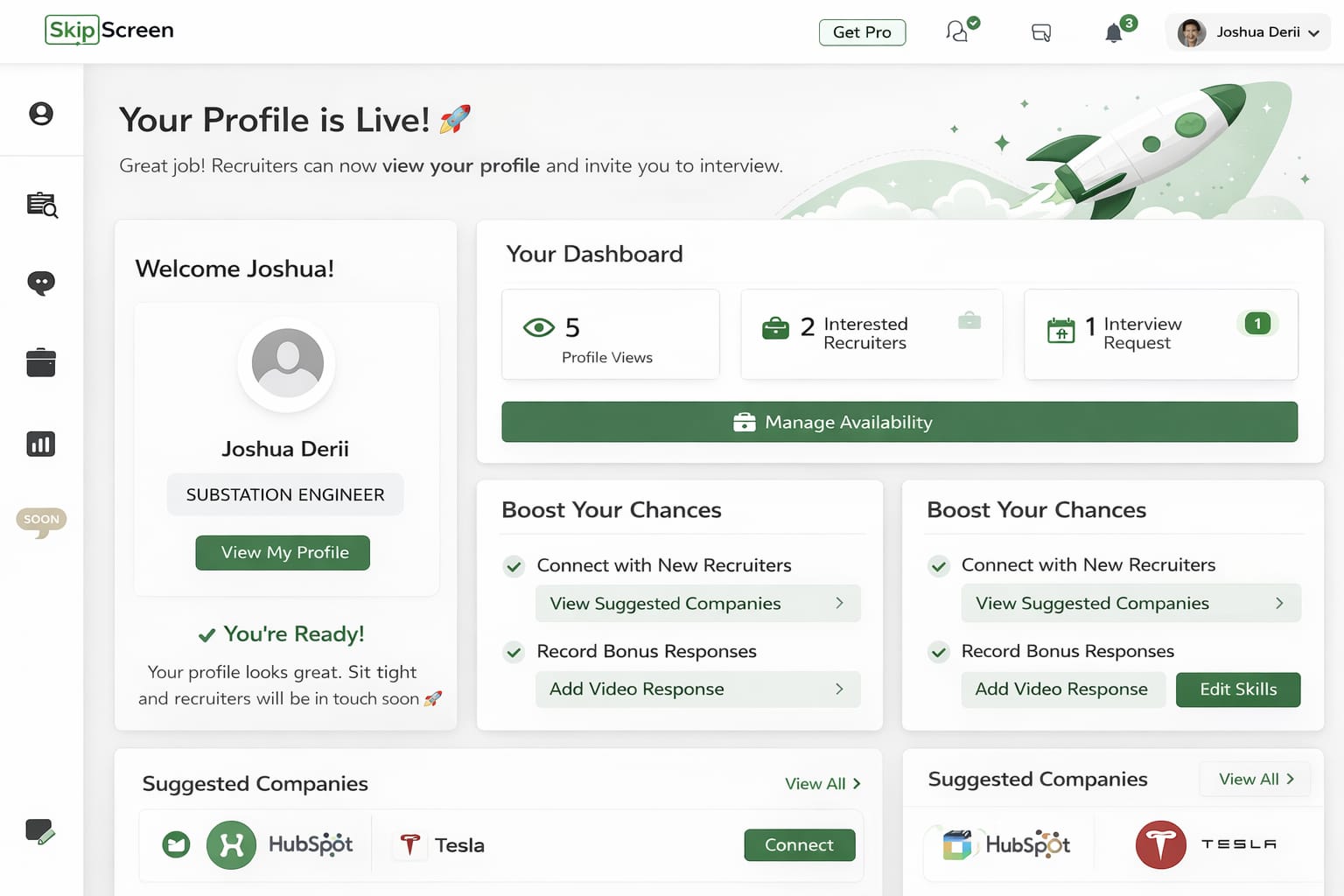 SkipScreen Dashboard